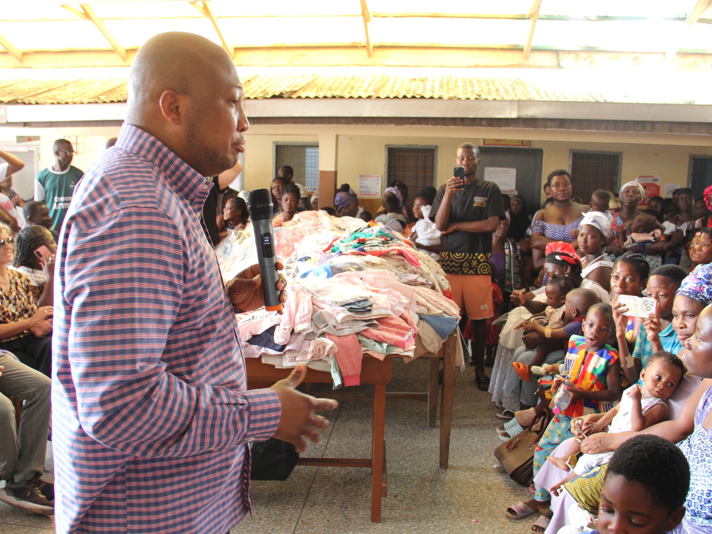 Donation by the Minister